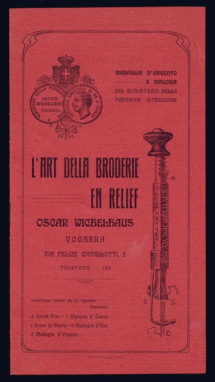 L'Art de la broderie en relief.
