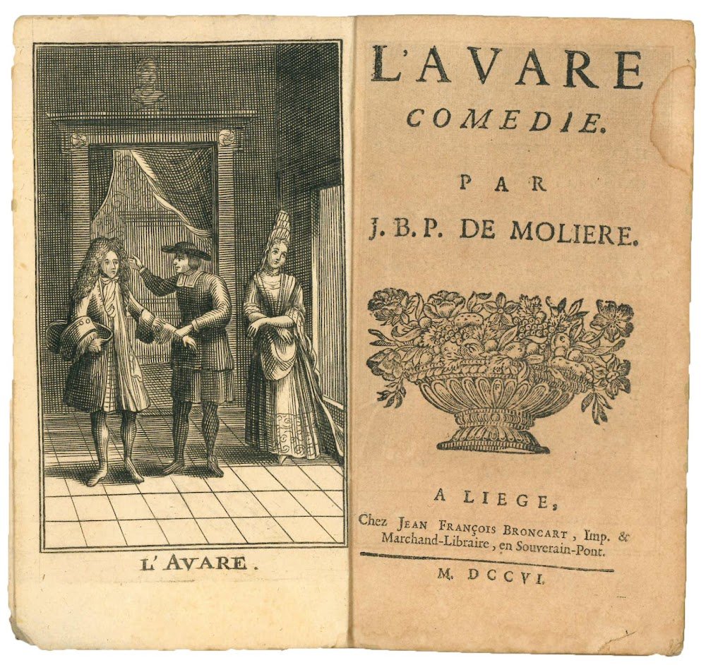 L'Avare. Comédie. Par I.B.P. Molière