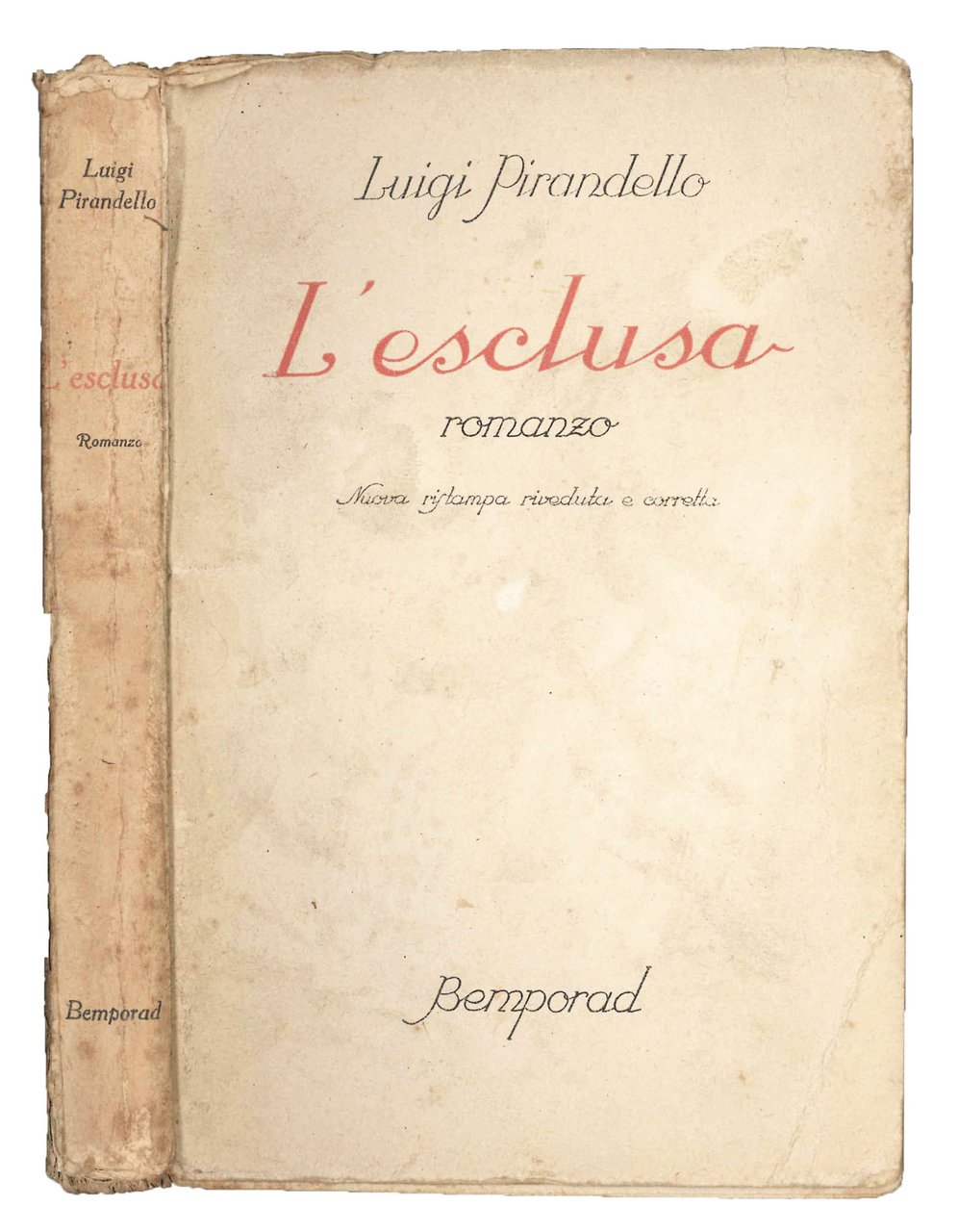 L'esclusa. Romanzo. | Immagine principale