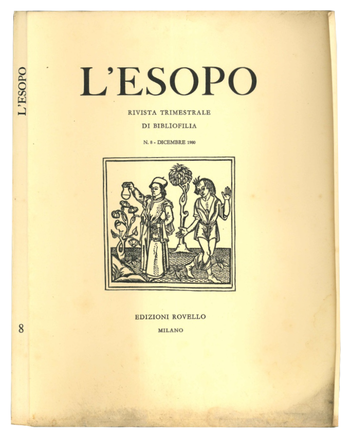 L'Esopo: rivista trimestrale di bibliofilia. N. 8 - Dicembre 1980.