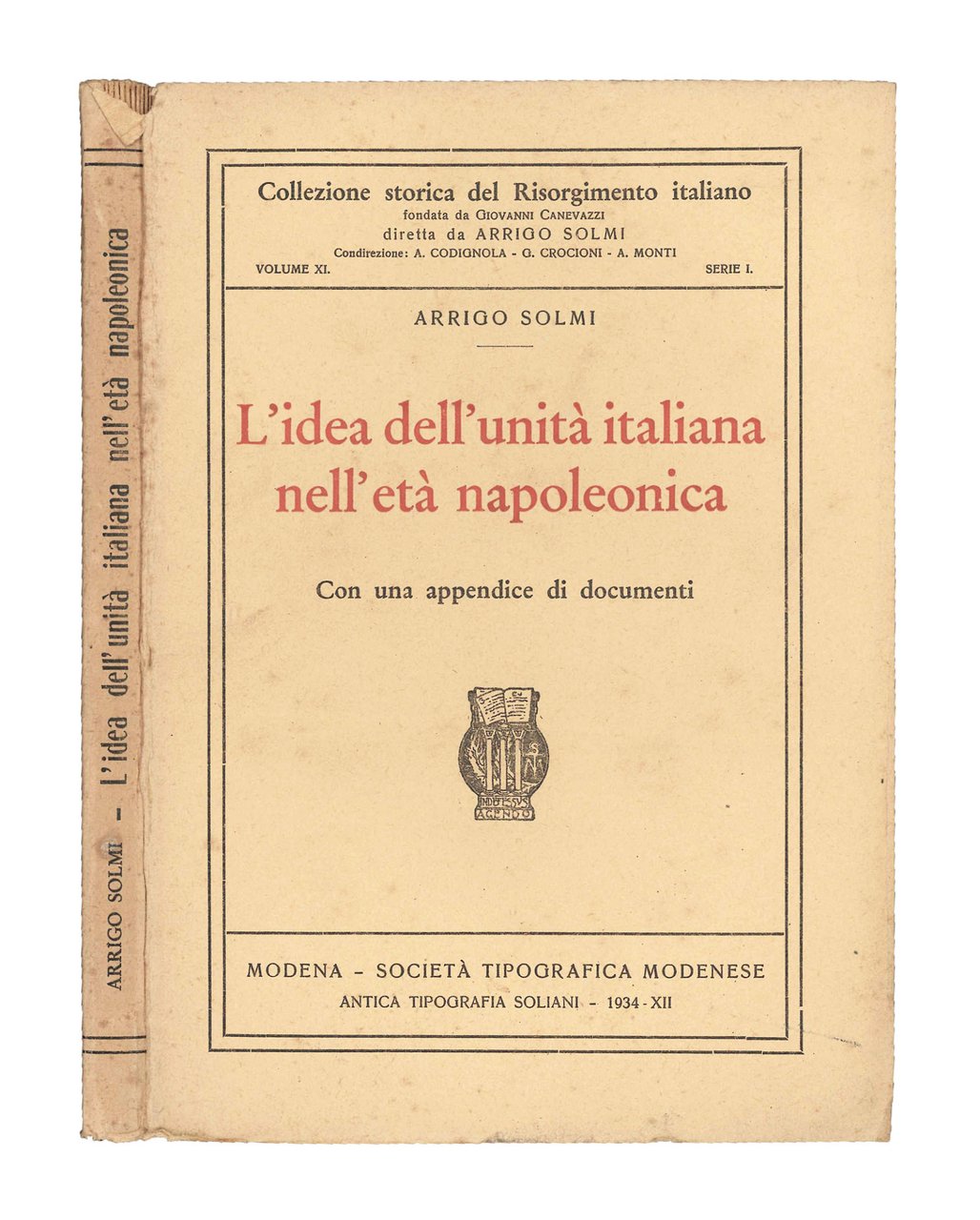 L'idea dell'Unità italiana nell'età napoleonica. | Immagine principale