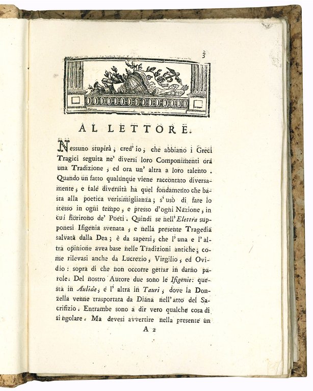 L'Ifigenia in Aulide di Euripide recata in verso italiano dall'abate …