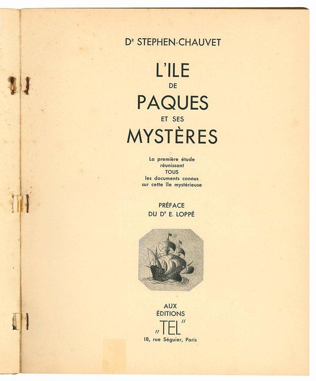 L'Ile de Paques et ses mystères. La première etude reunissant …