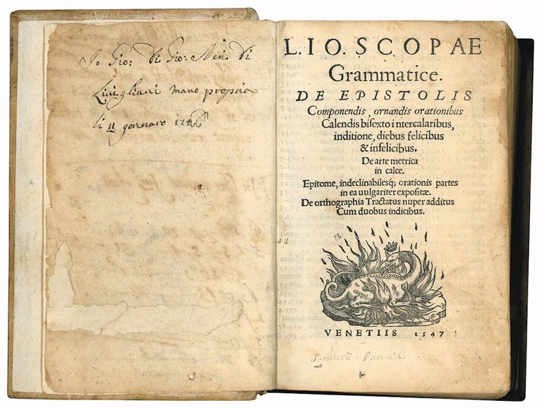 L. Io. Scopae Grammatice. De epistolis componendis, ornandis orationibus, calendis, …