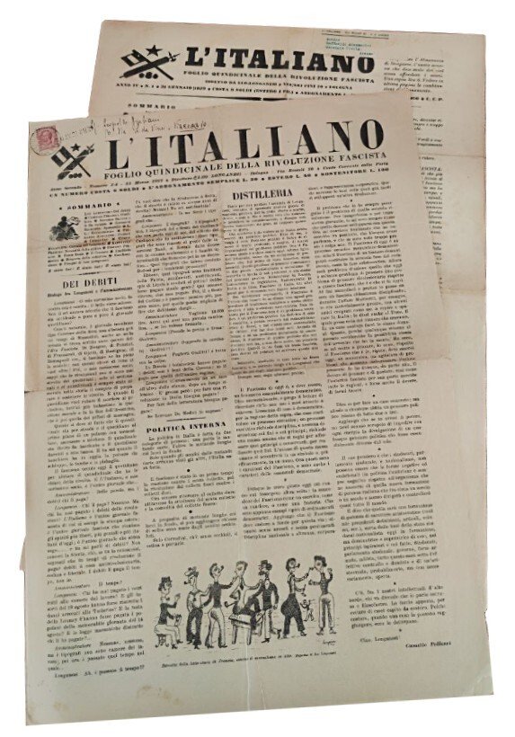 L'italiano: foglio quindicinale della rivoluzione fascista. Anno secondo, nr. 3-4, …