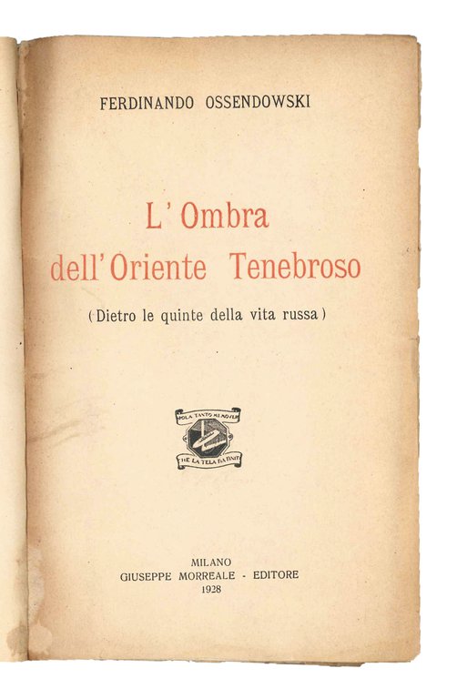 L'ombra dell'oriente tenebroso. | Immagine Gallery 2