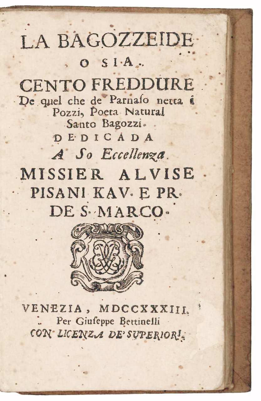 La Bagozzeide o sia Cento freddure de quel che de … | Immagine principale