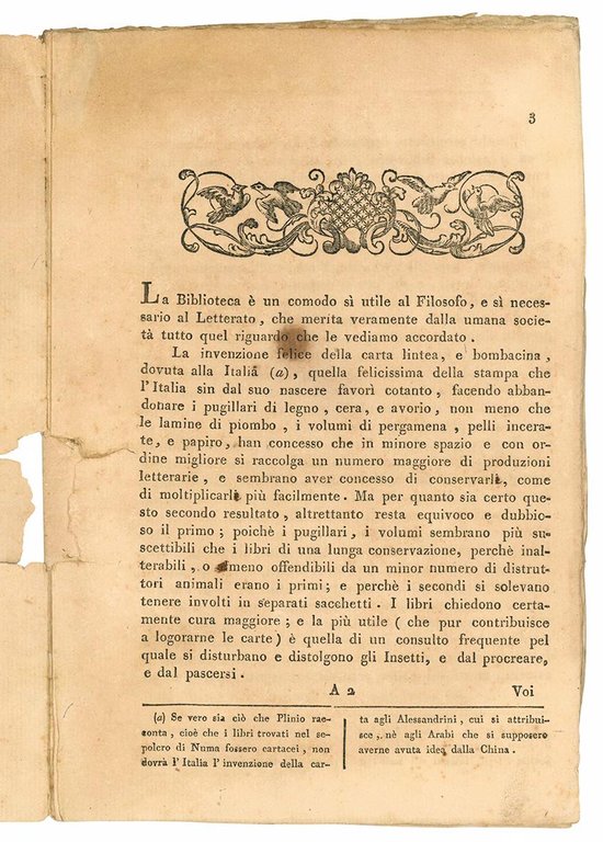La Biblioteca lettera di Giovanni Fabbroni uno dei XL della …