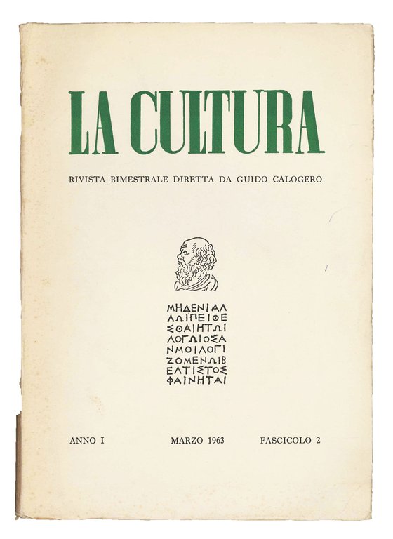 La cultura. Rivista mensile di filosofia, lettere, arte. Vol. VII … | Immagine Gallery 2