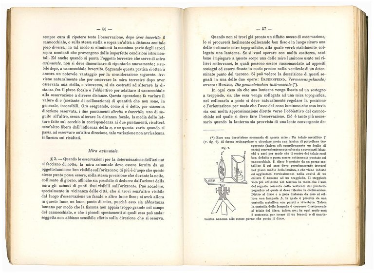 La determinazione degli azimut. Metodi per l'orientamento cogli strumenti geodetici …