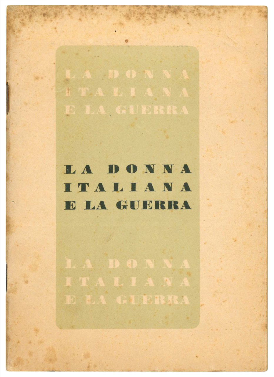 La donna italiana e la guerra.