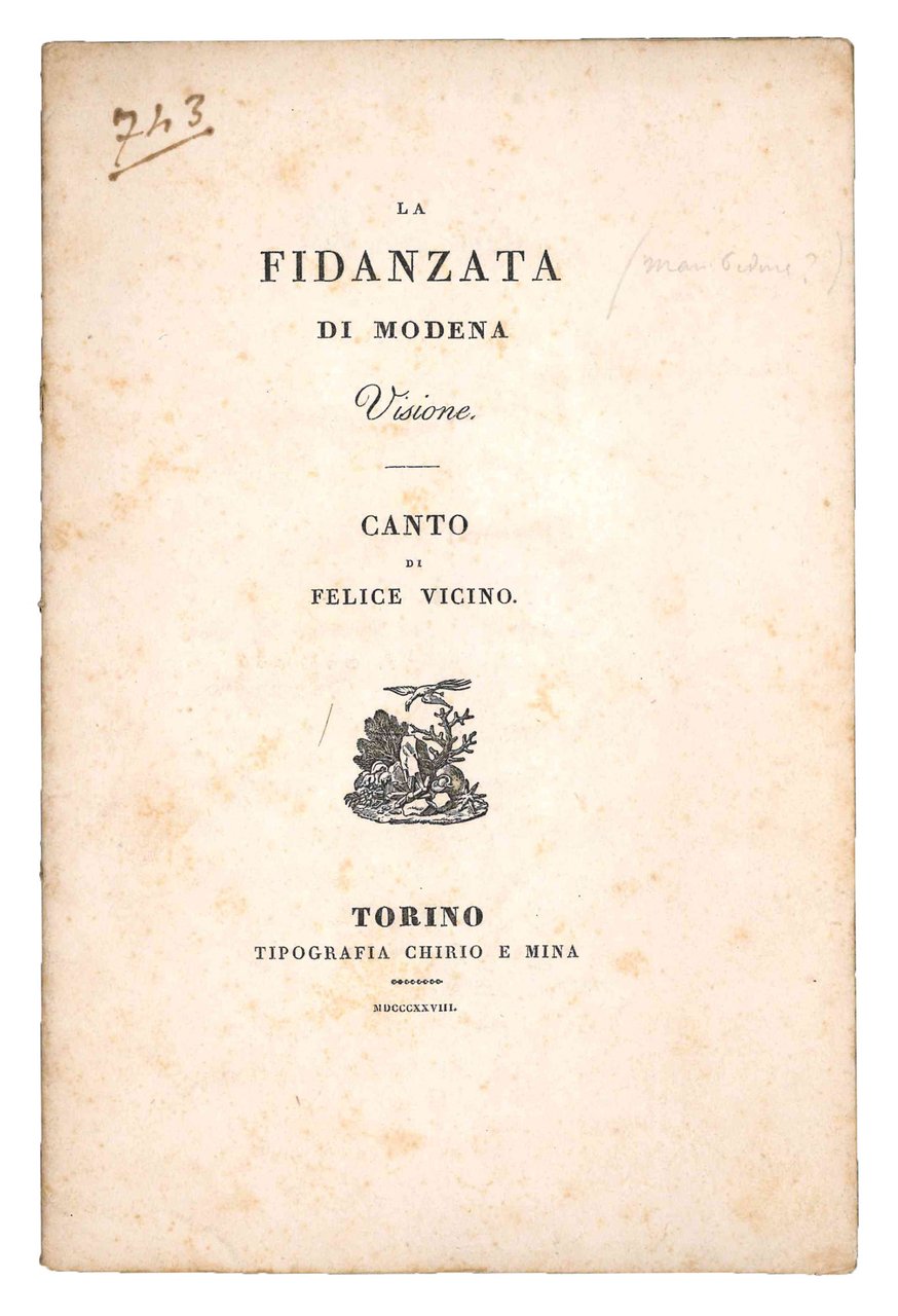 La fidanzata di Modena, visione. | Immagine principale