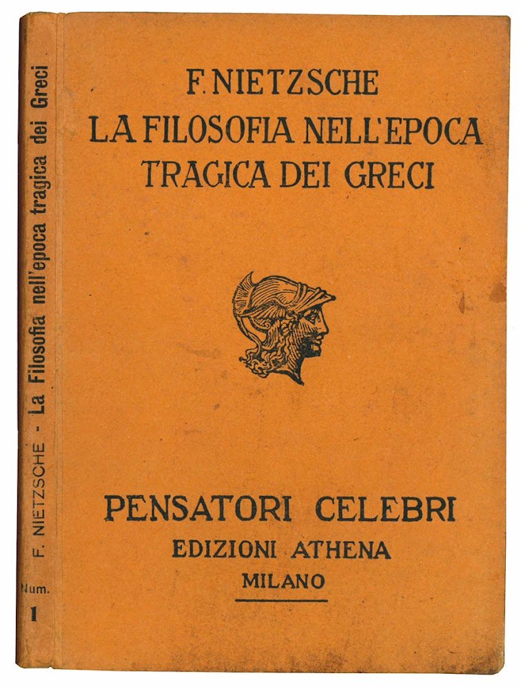 La filosofia nell'epoca tragica dei greci. Prima traduzione italiana di …