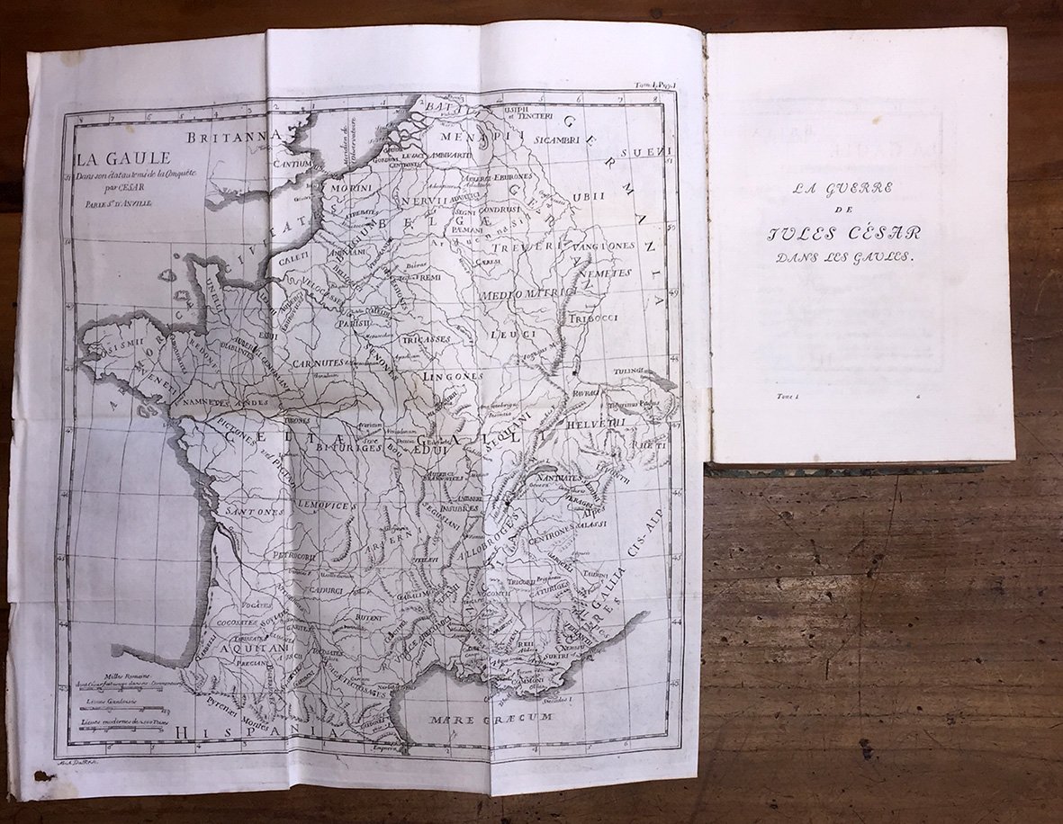 La guerre de Jules César dans les Gaules. Tome premier …