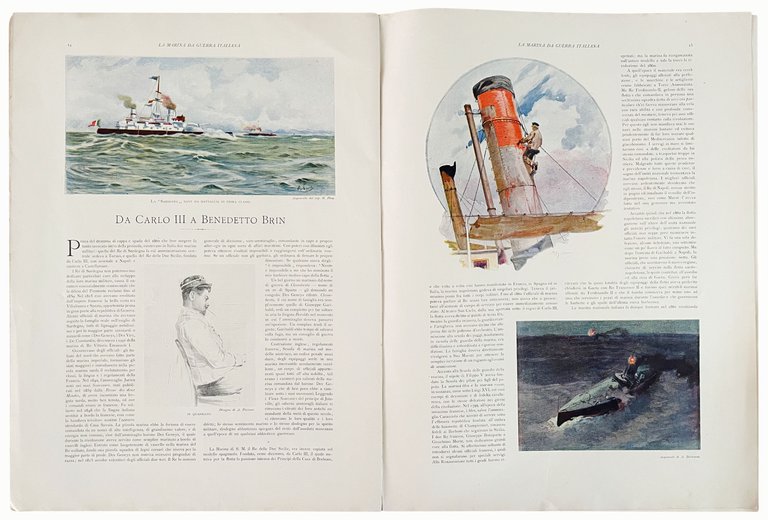 La marina da guerra italiana. Natale e capo d'anno dell'Illustrazione …