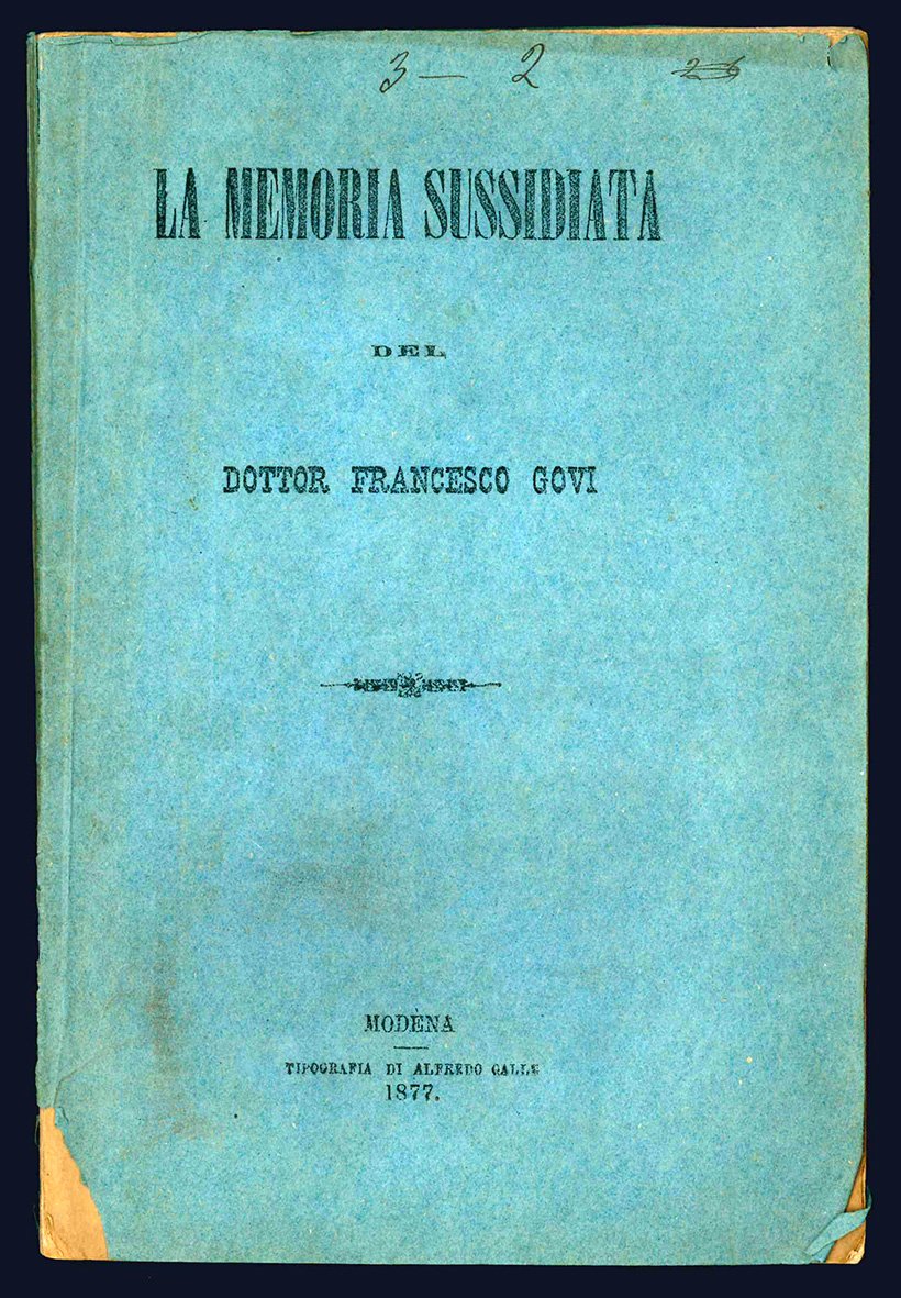 La memoria sussidiata. Saggio di formole mnemoniche razionali e in …