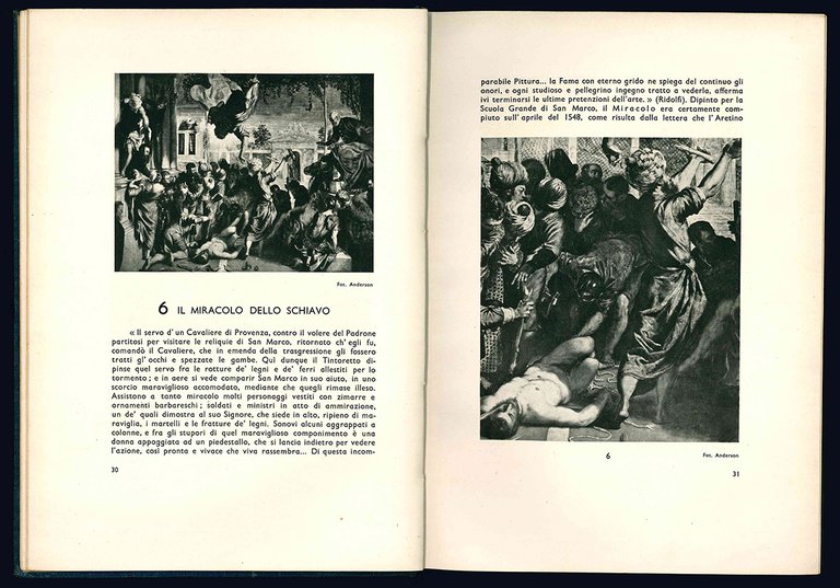 La mostra del Tintoretto. Catalogo delle opere.