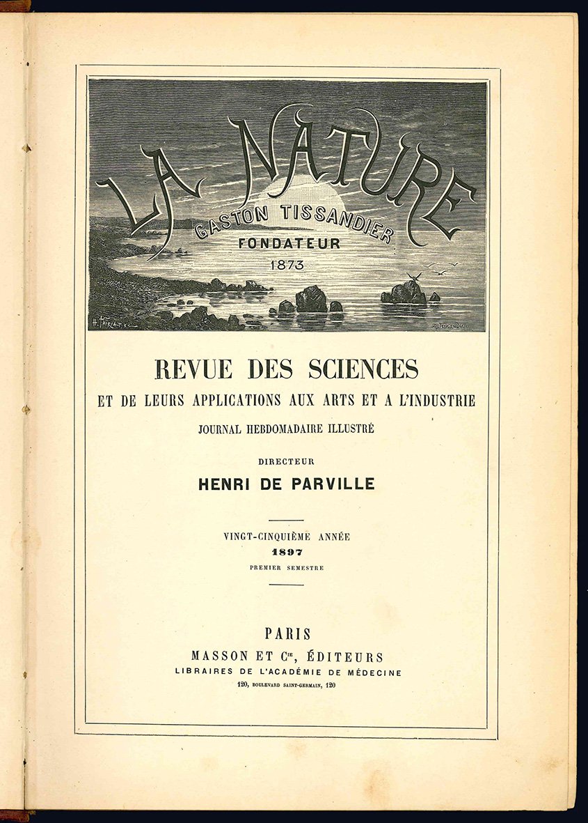 La nature. Revue des sciences et de leurs applications aux …