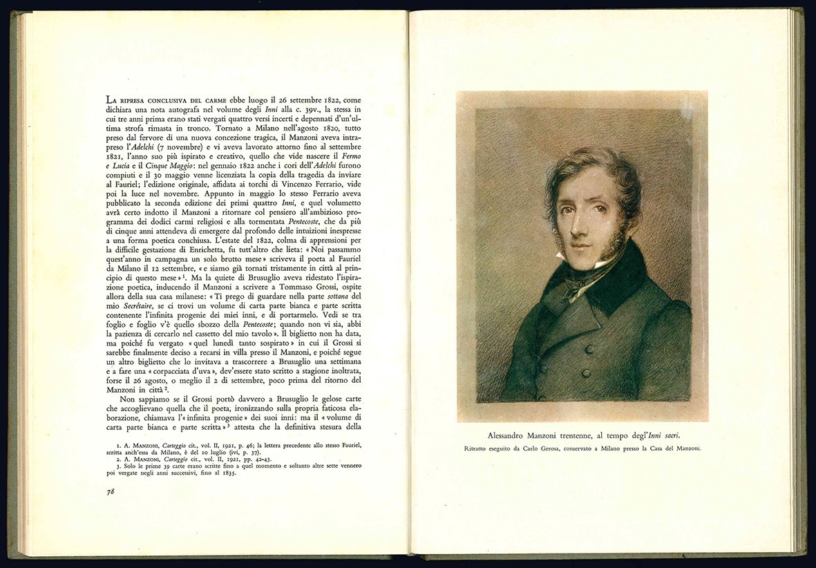 La Pentecoste di Alessandro Manzoni dal primo abbozzo all'edizione definitiva …