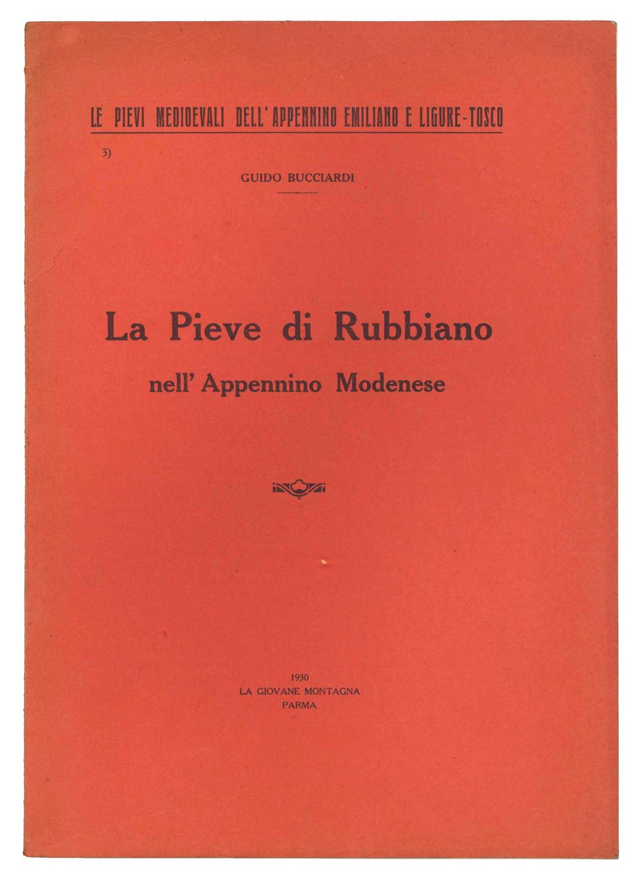 La pieve di Rubbiano nell'Appennino modenese.