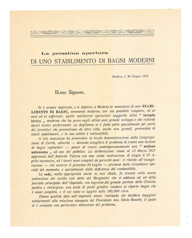 La riforma ed il nuovo statuto del Monte di Pietà …