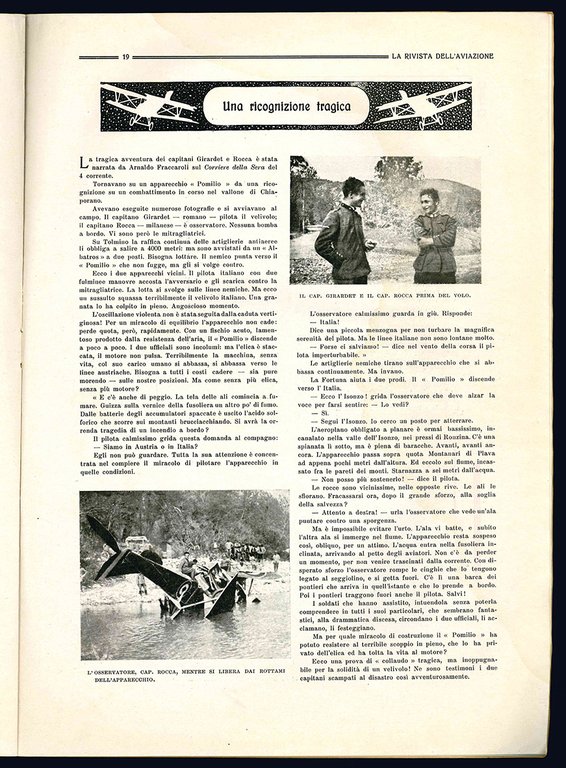 La Rivista dell'Aviazione. Mensile. Illustrata. Anno I - N. 4. …