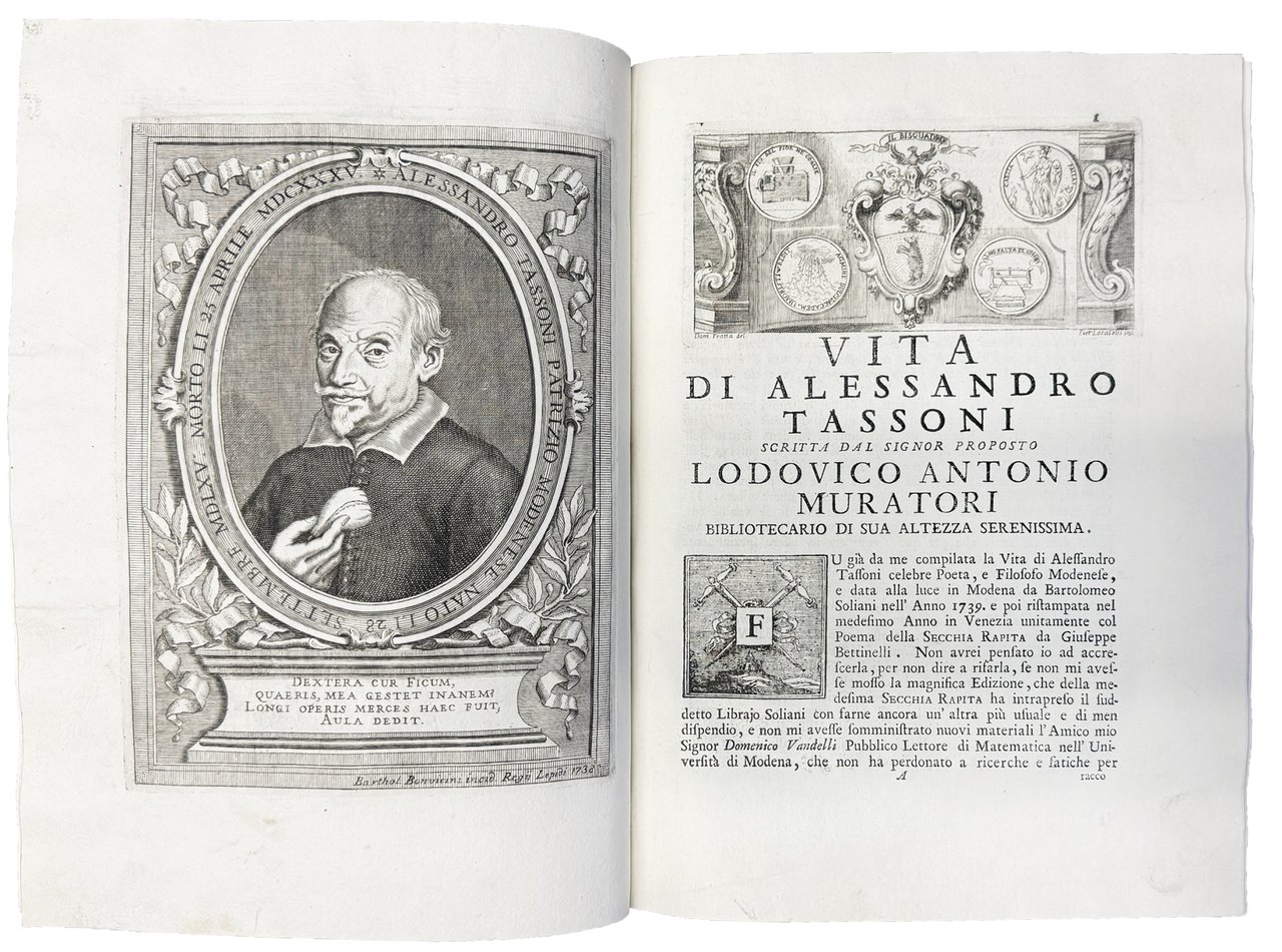 La secchia rapita poema eroicomico di Alessandro Tassoni patrizio modenese, …