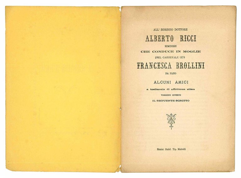 La tedescheria in Italia. All'egregio dottore Alberto Ricci riminese che …