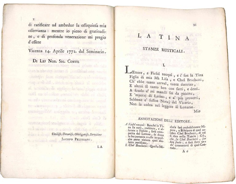 La Tina. Stanze Rusticali per le felicissime nozze del nob. … | Immagine Gallery 2