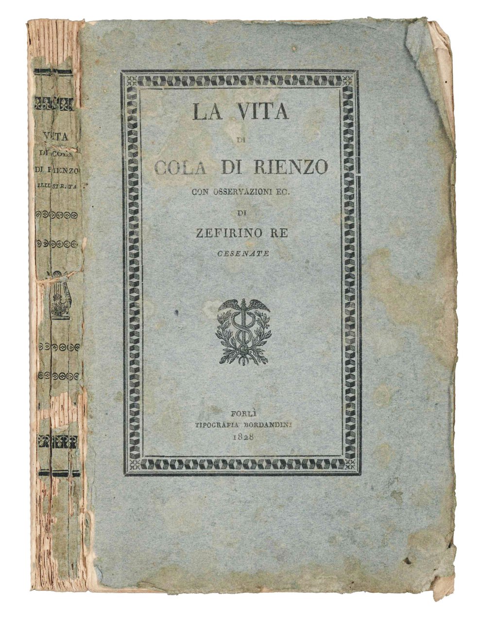 La Vita di Cola di Rienzo. I volume dell'opera di …
