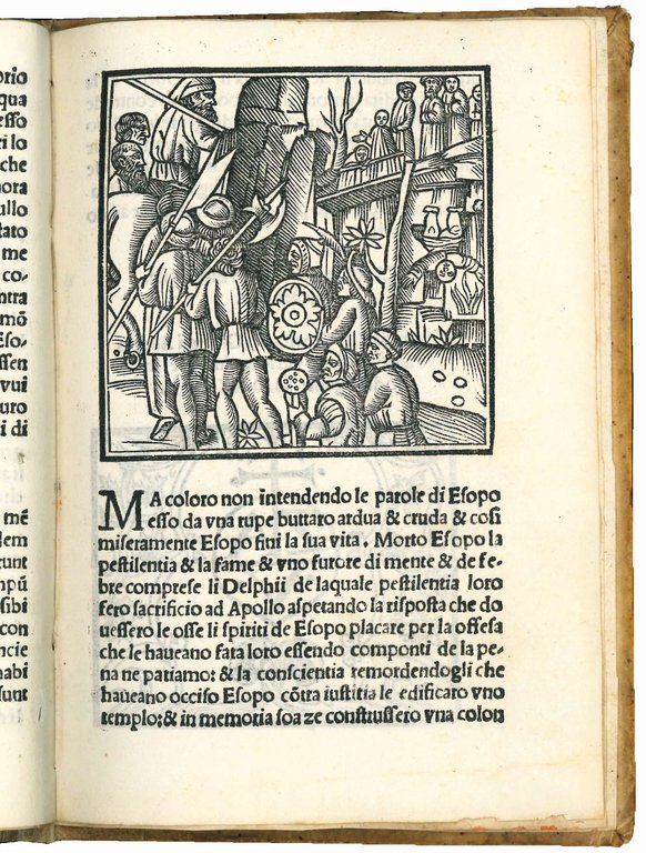 La vita di Esopo historiata. Colophon: Stampata in Venetia per …