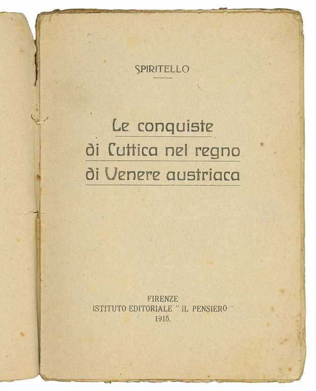 Le conquiste di Cuttica nel regno di Venere austriaca.