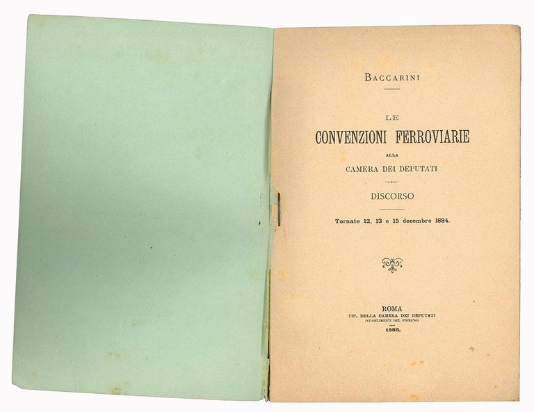 Le convenzioni ferroviarie alla Camera dei deputati. Discorso. Tornate 12, …
