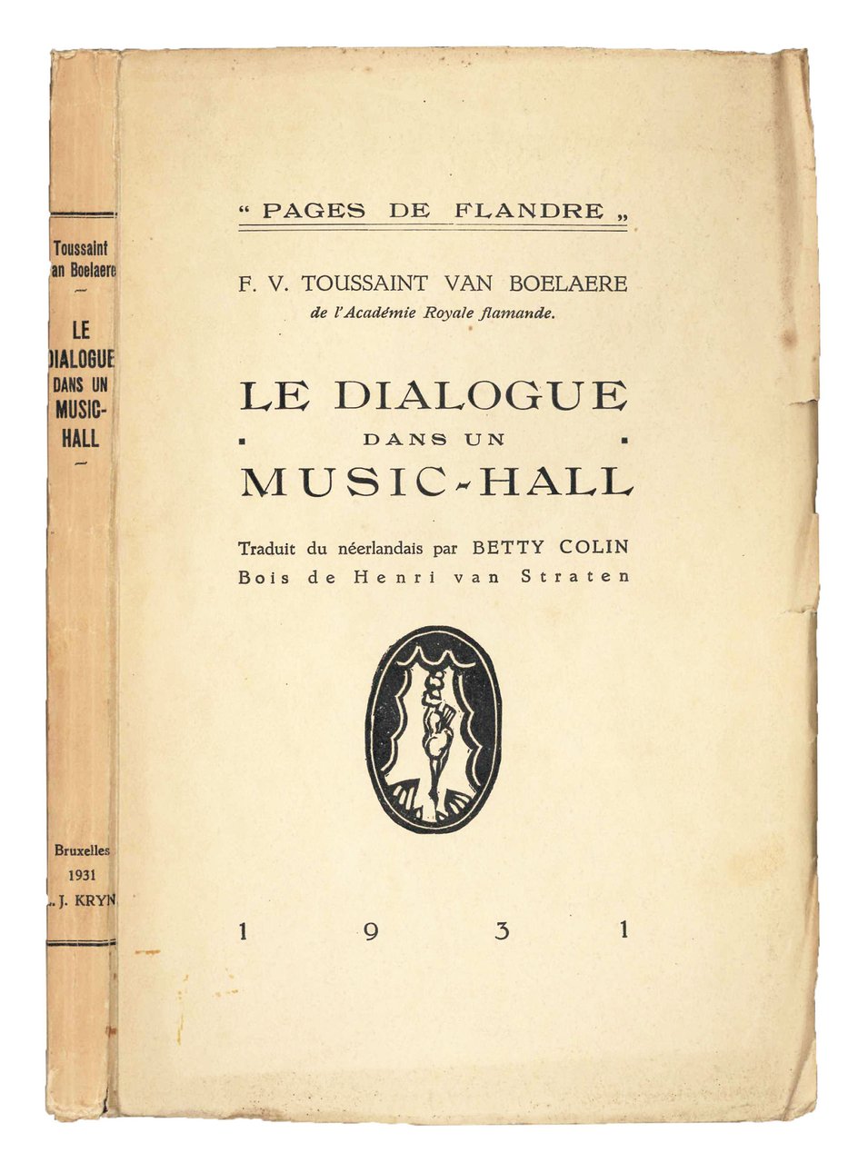 Le dialogue dans un music-hall. Traduit du néerlandais par Betty … | Immagine principale
