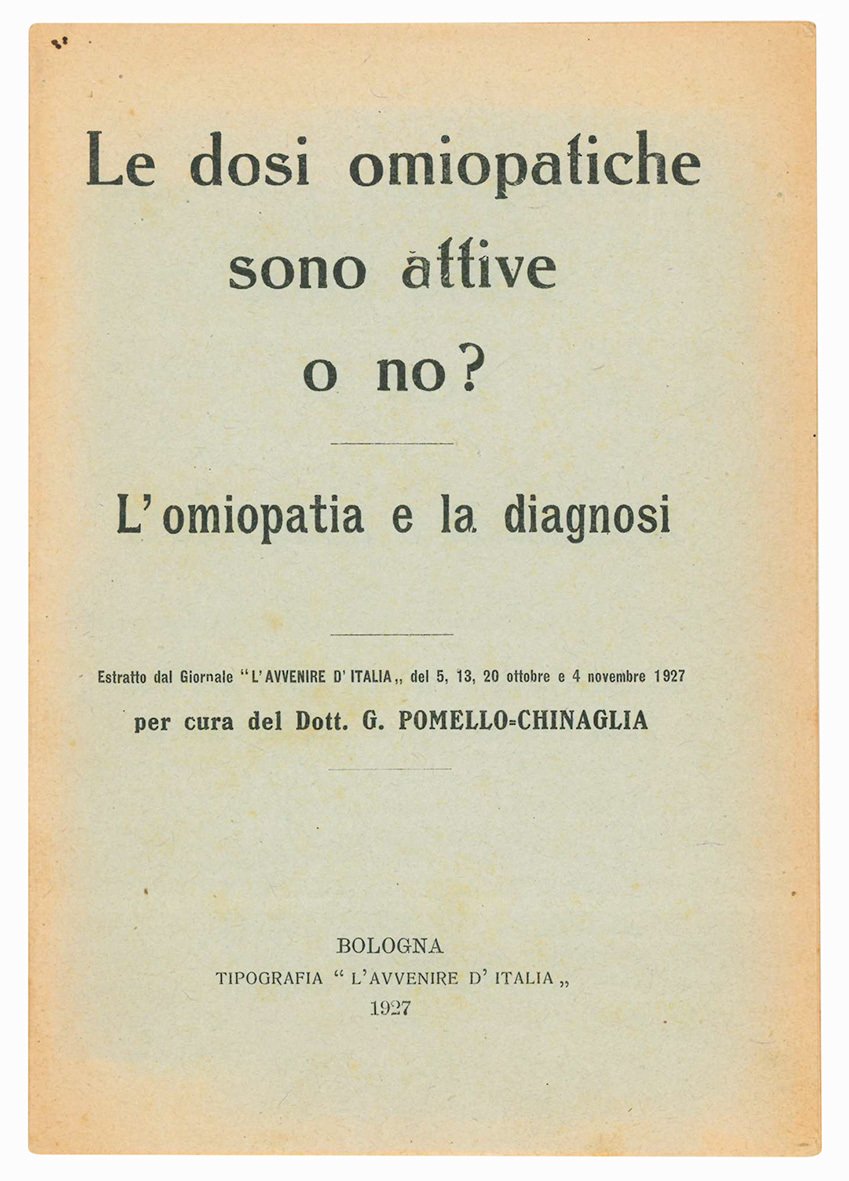 Le dosi omiopatiche sono attive o no? L'omiopatia e la …