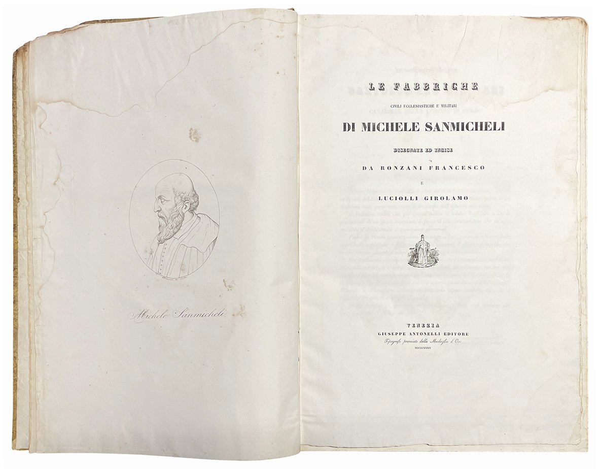Le fabbriche civili ecclesiastiche e militari di Michele Sanmicheli disegnate …