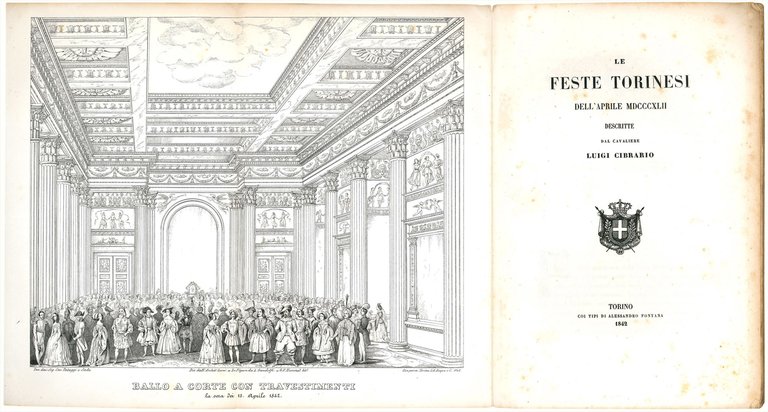Le feste torinesi dell'aprile MDCCCXLII descritte dal cavaliere Luigi Cibrario.