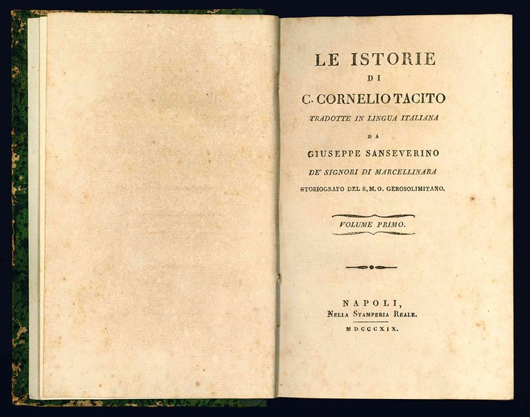 Le istorie di C. Cornelio Tacito tradotte in lingua italiana … | Immagine Gallery 1