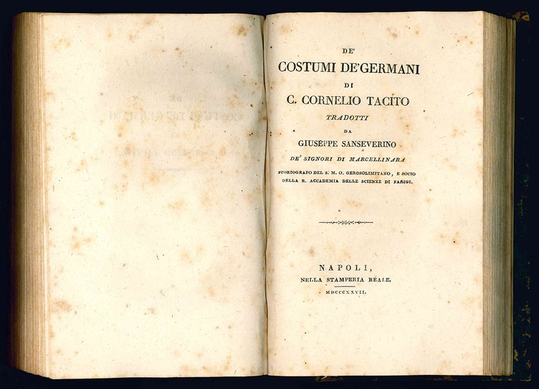 Le istorie di C. Cornelio Tacito tradotte in lingua italiana …