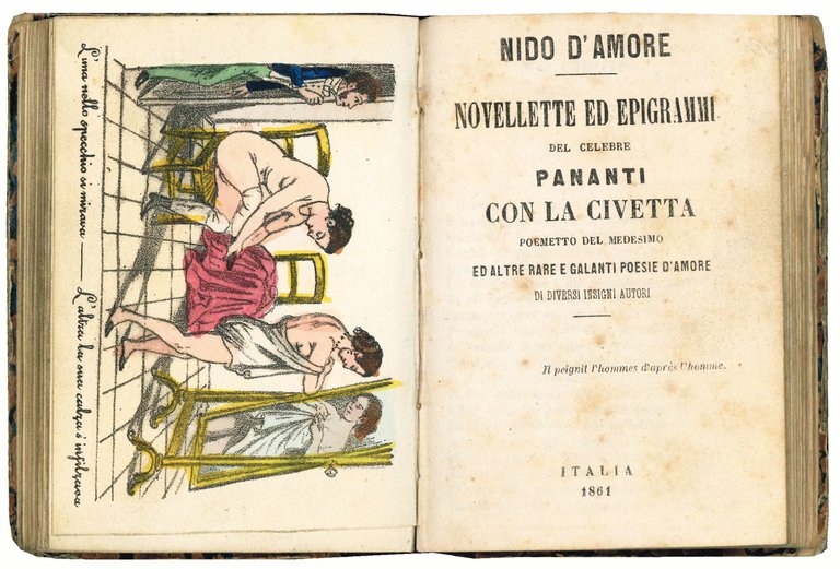 Le Meretrici Aristocratiche di Pietro Aretino. N.pl., n.pr, 1866. [Bound …