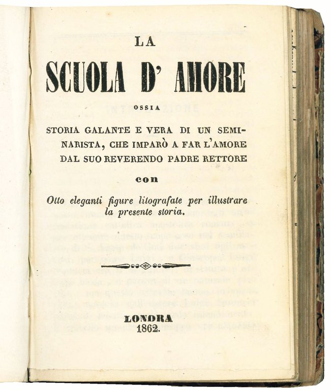 Le Meretrici Aristocratiche di Pietro Aretino. N.pl., n.pr, 1866. [Bound …