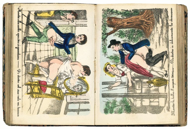 Le Meretrici Aristocratiche di Pietro Aretino. N.pl., n.pr, 1866. [Bound …