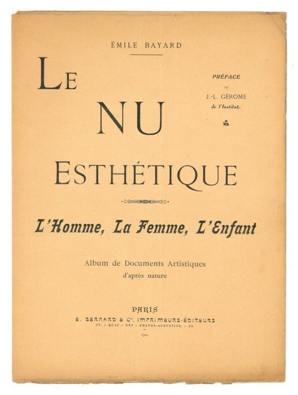 Le nu esthétique. Fogli sciolti, opera scompleta.