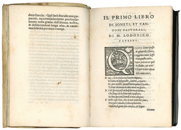 Le nuove fiamme di M. Lodovico Paterno, partite in cinque …