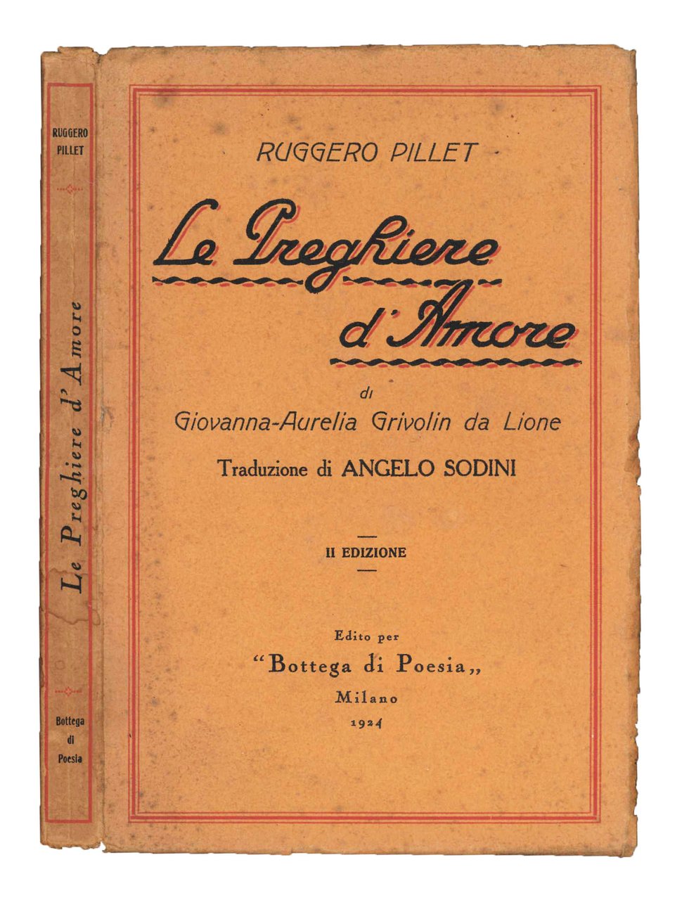 Le Preghiere d'amore di Giovanna-Aurelia Grivolin da Lione. | Immagine principale