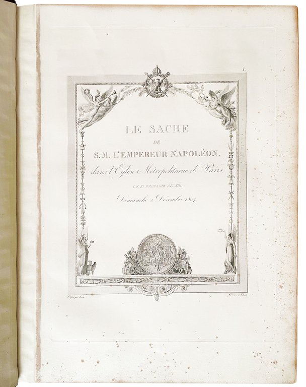 Le Sacre de S.M. l'Empereur Napoléon, dans l'Église Métropolitaine de …