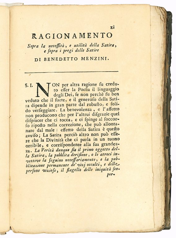 Le Satire di Benedetto Menzini fiorentino con le note di …