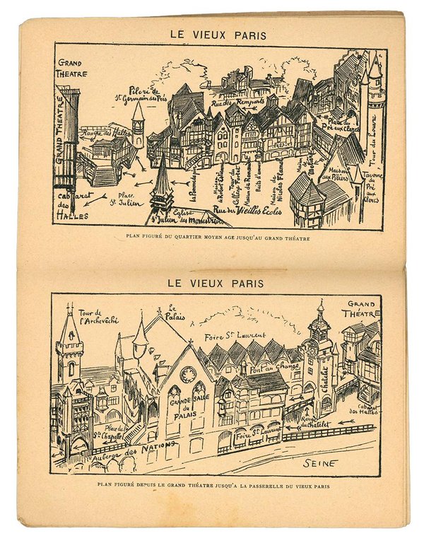 Le vieux Paris: guide historique, pittoresque &amp; anecdotique