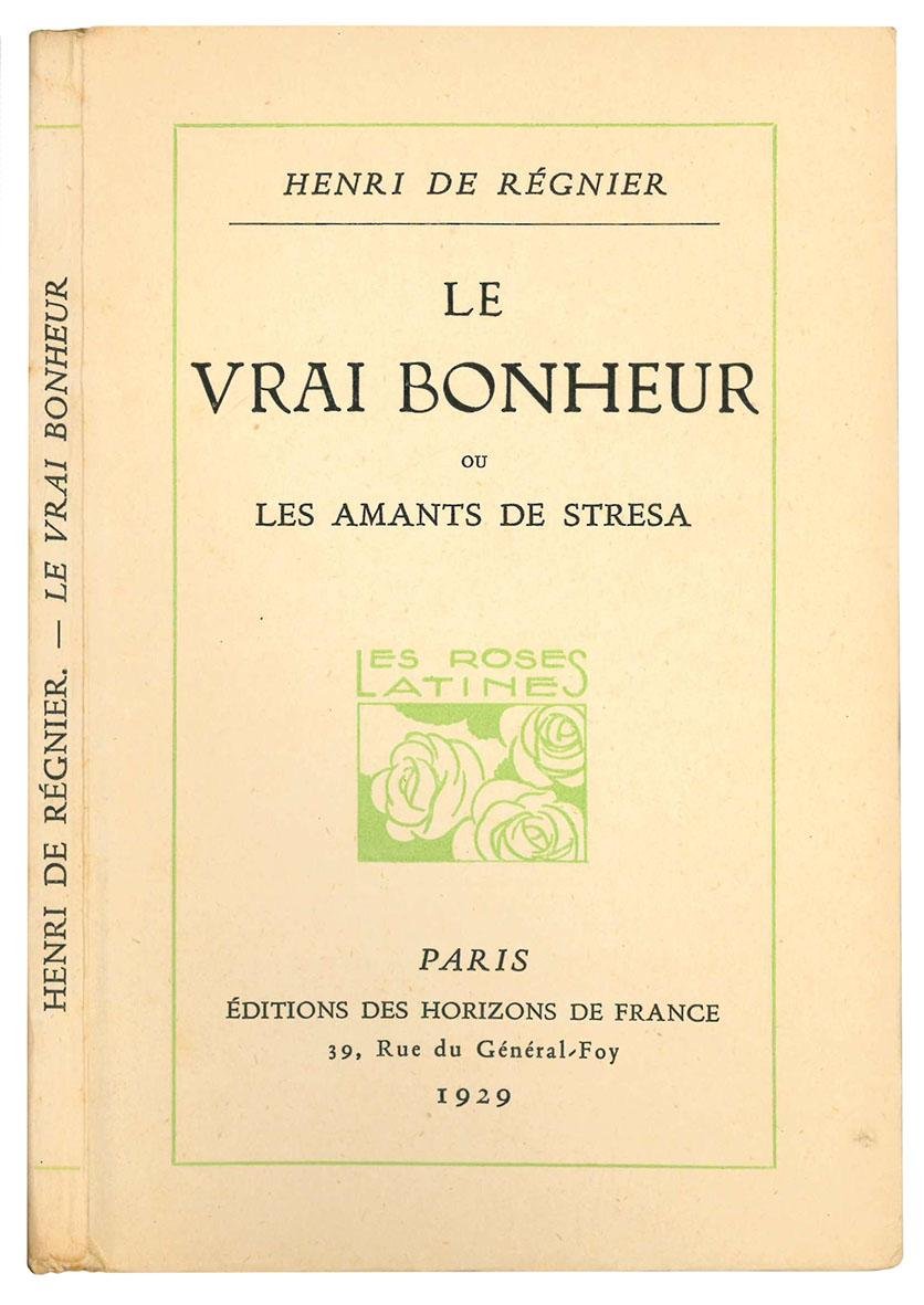 Le vrai bonheur ou les amants de Stresa.