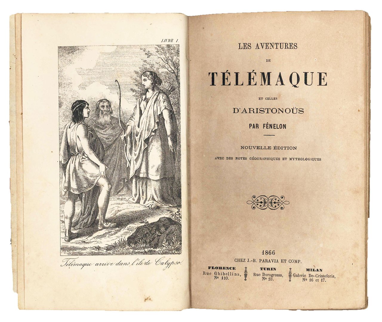 Les avventures de Telemaque et celles d'Aristonous. | Immagine principale